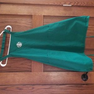 Green Starbucks apron